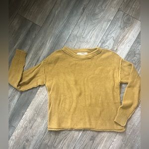 Sweater Chealse and Theodore- fall yellow- EUC- xs